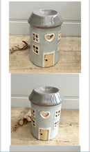 Load image into Gallery viewer, Pottery House wax burner - Grey
